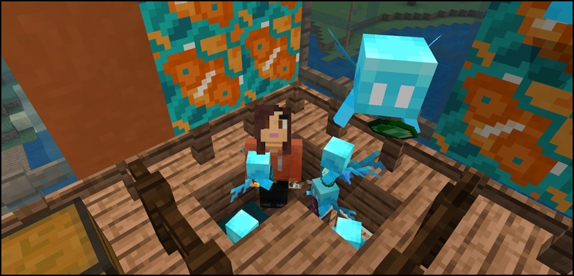 Picture of Allays in Minecraft